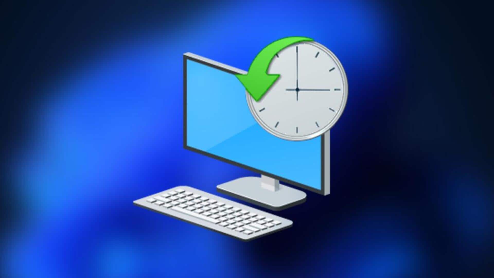 ウィンドウズで簡単に復元ポイントを作成する方法