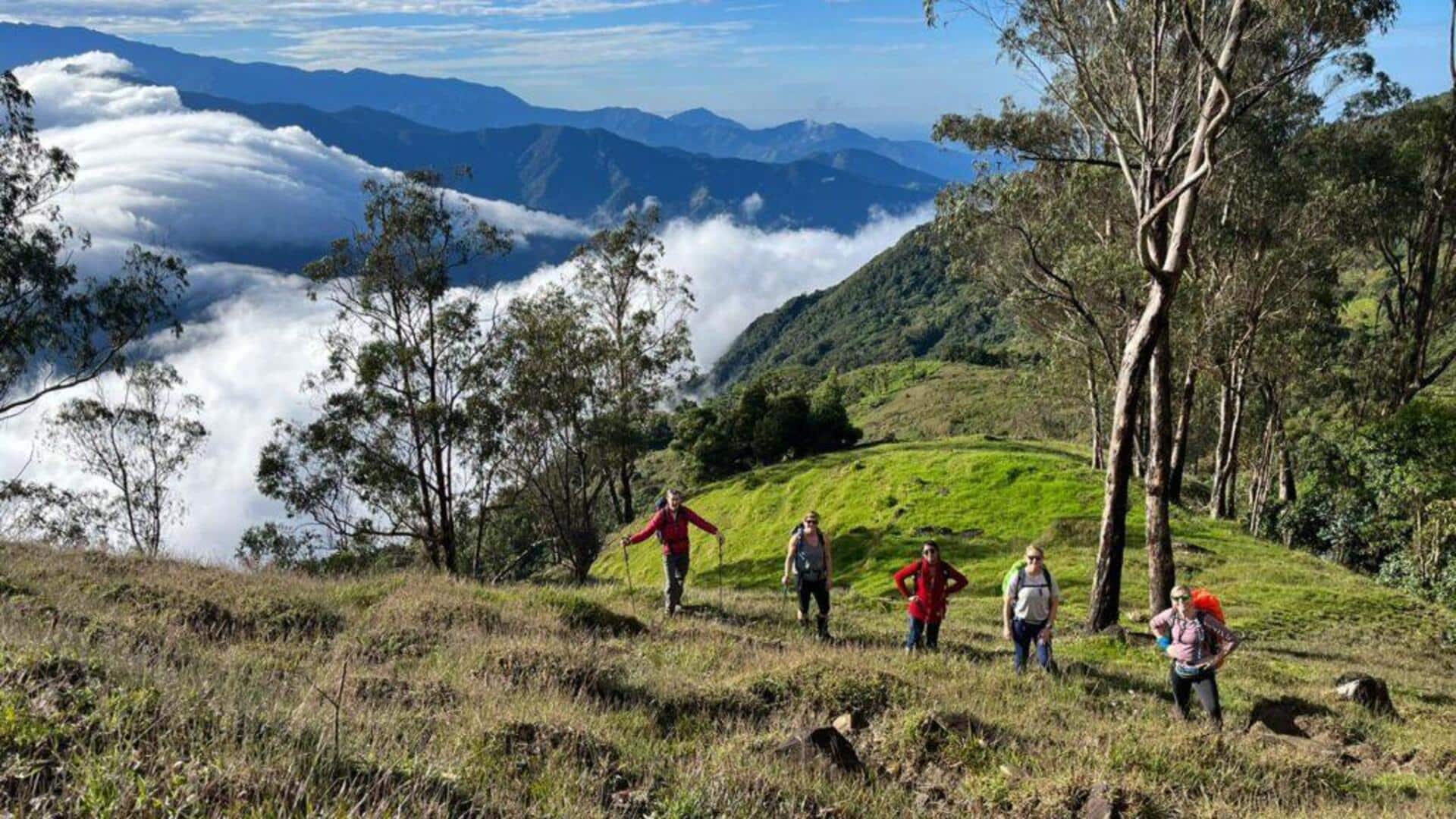 コロンビアのシエラネバダ山脈でのトレッキング体験