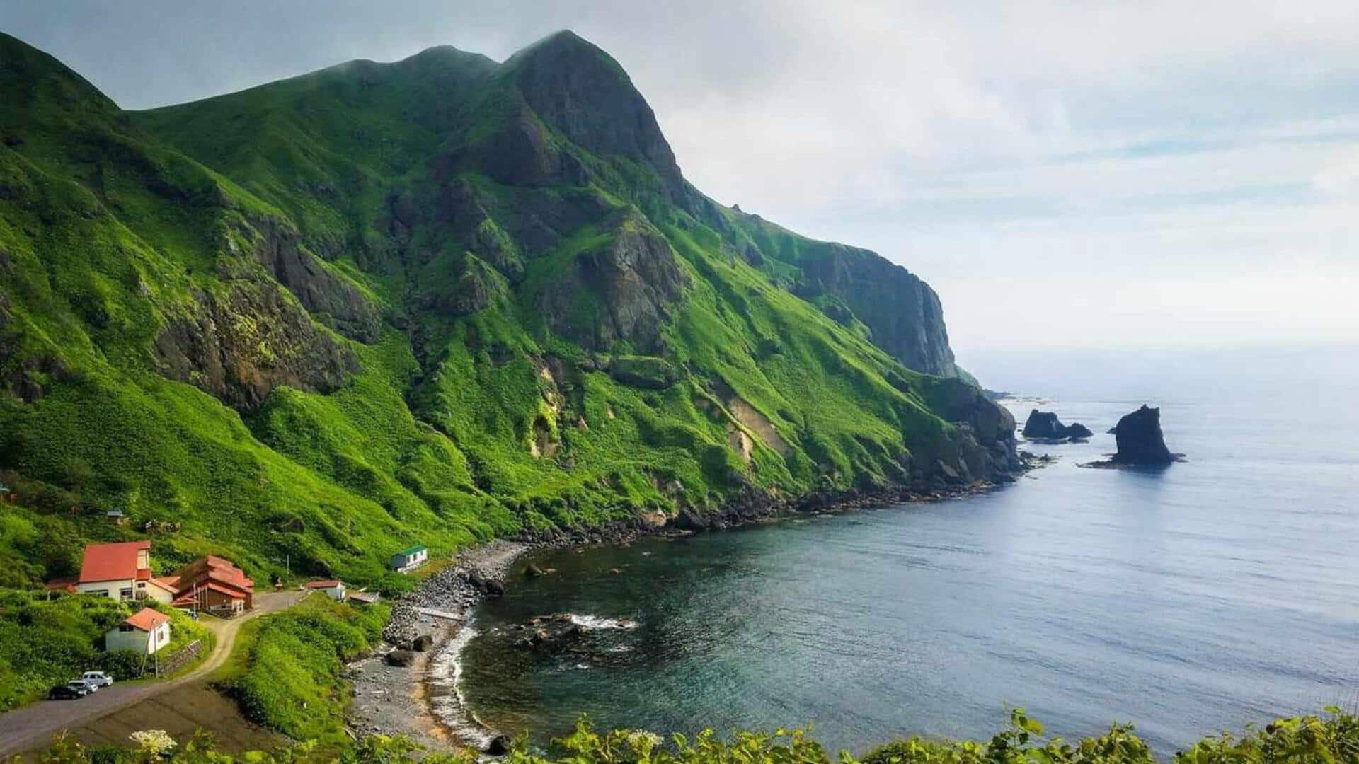 日本の南部諸島での山岳逃避行