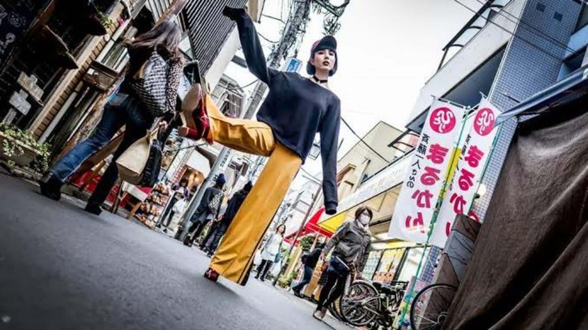 アジアの夏ストリートファッションにおけるオーバーサイズシルエット