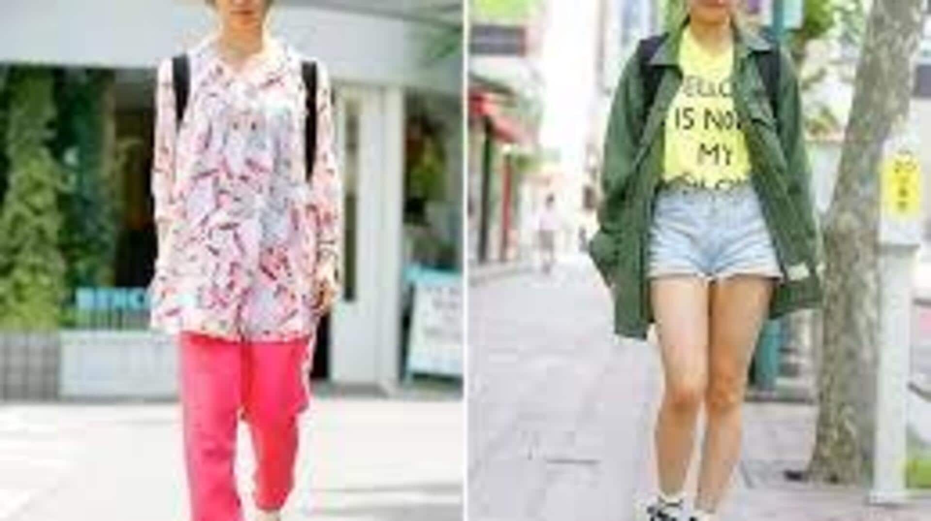 ネオンカラーが定義する日本のアーバンストリートファッション