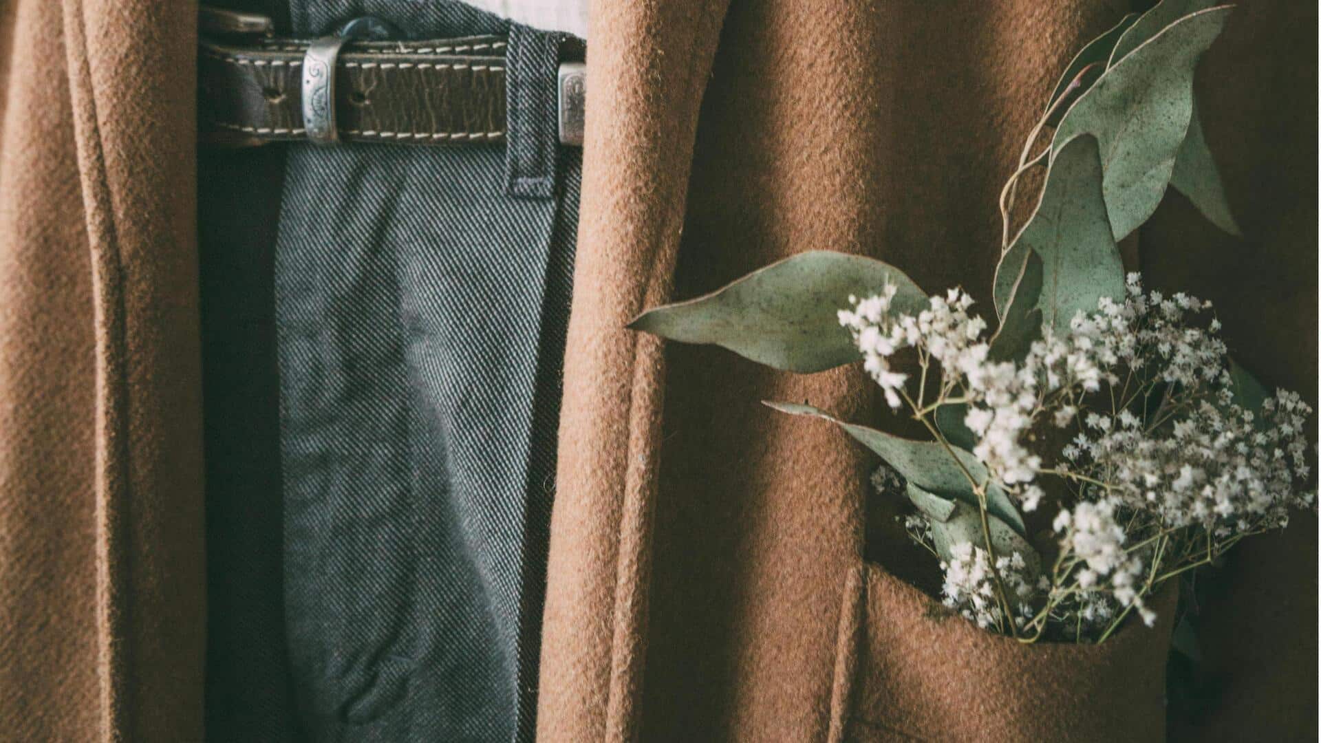 パッチポケットコートのスタイリング：現代インドの冬ファッション