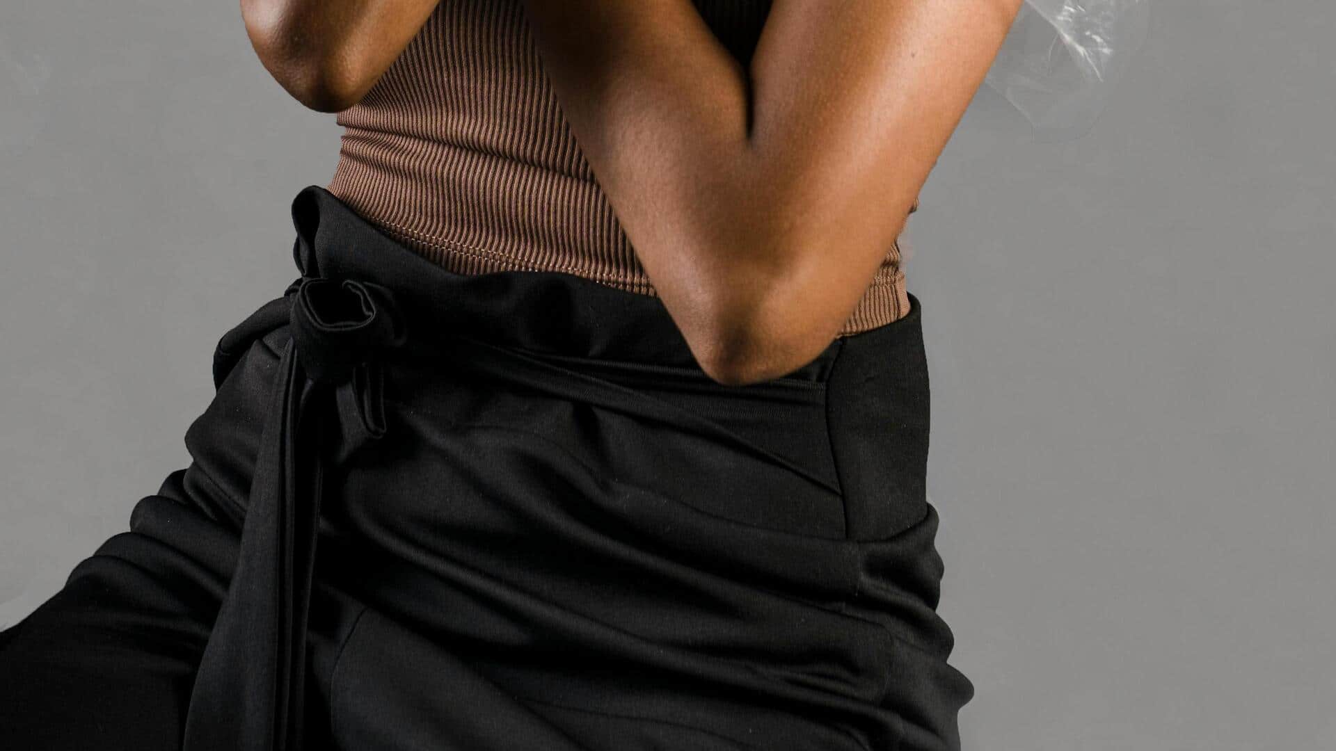 冬のアシンメトリックラップスカート五選