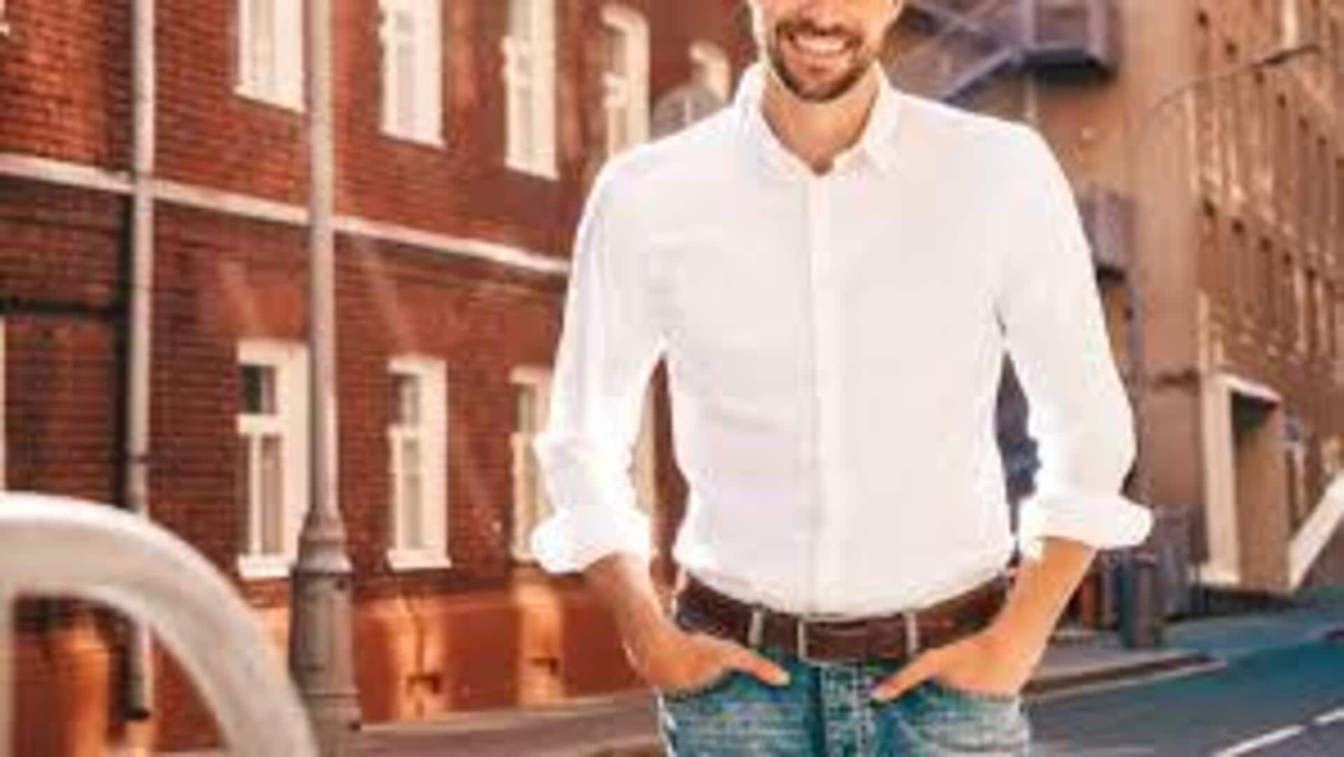 白いシャツの多様なスタイリング方法