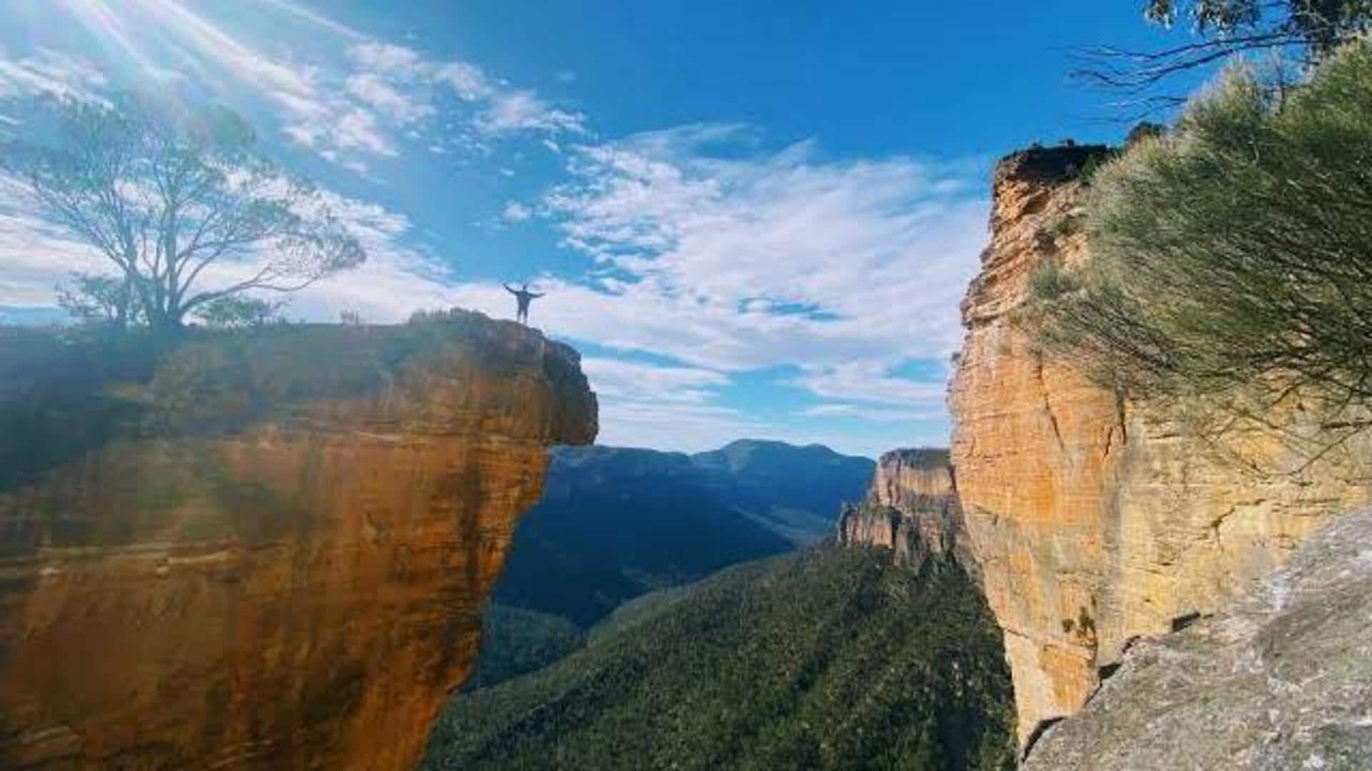 オーストラリアのブルーマウンテンズで絶景ハイキングを楽しむ