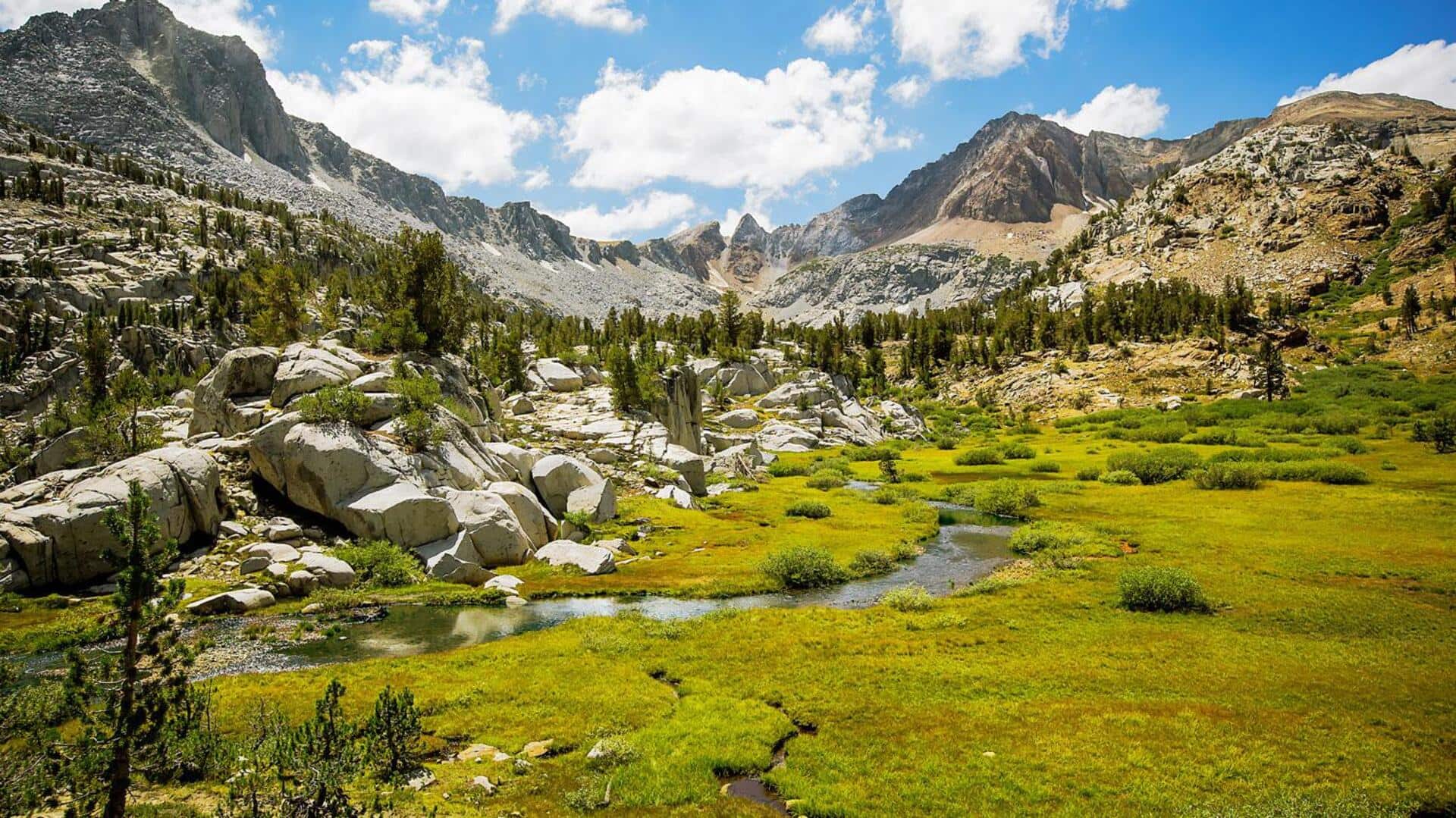 アメリカのシエラネバダ山脈の隠れ家を発見