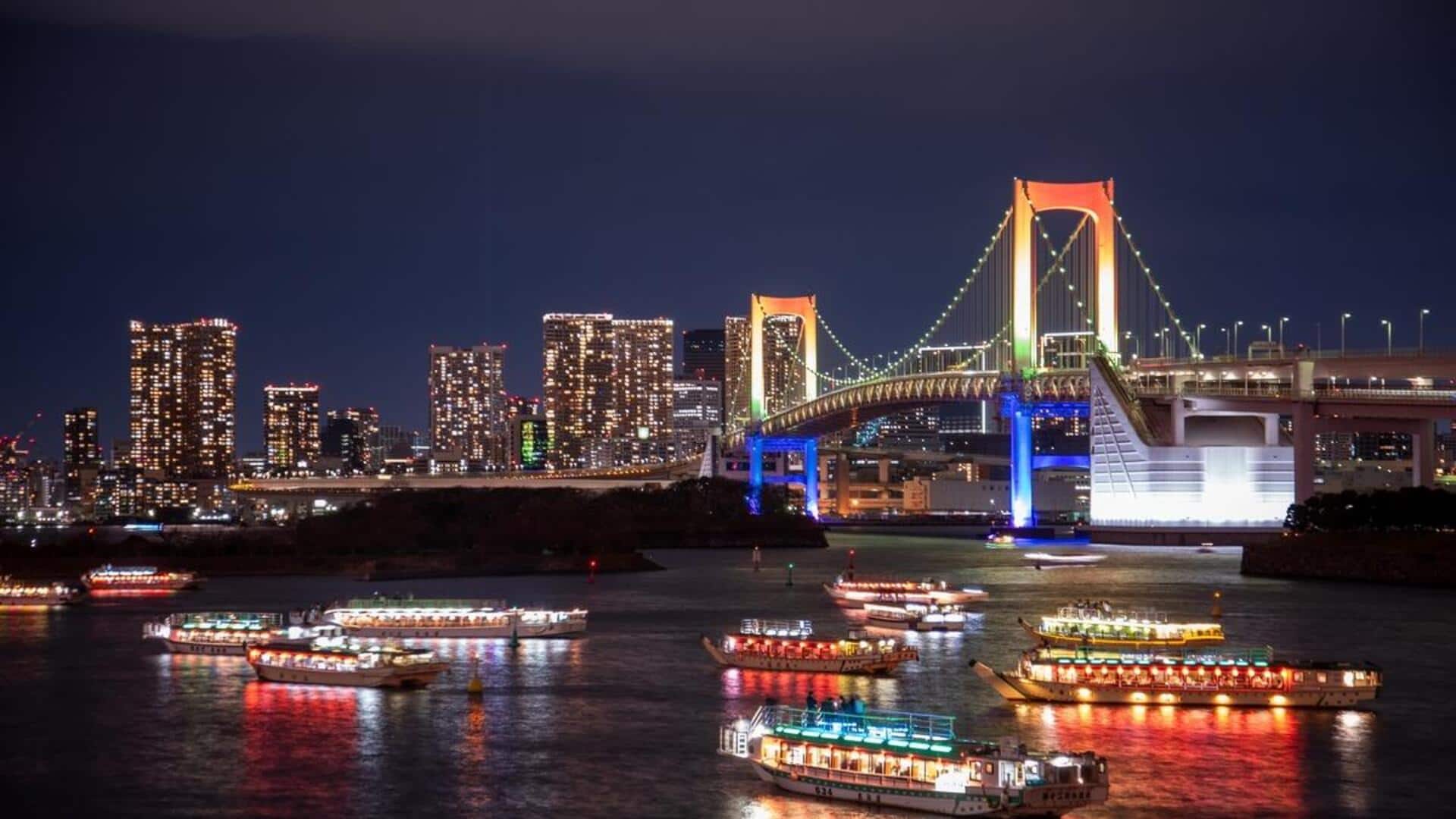 東京のネオンブリッジとウォーターフロントを探る