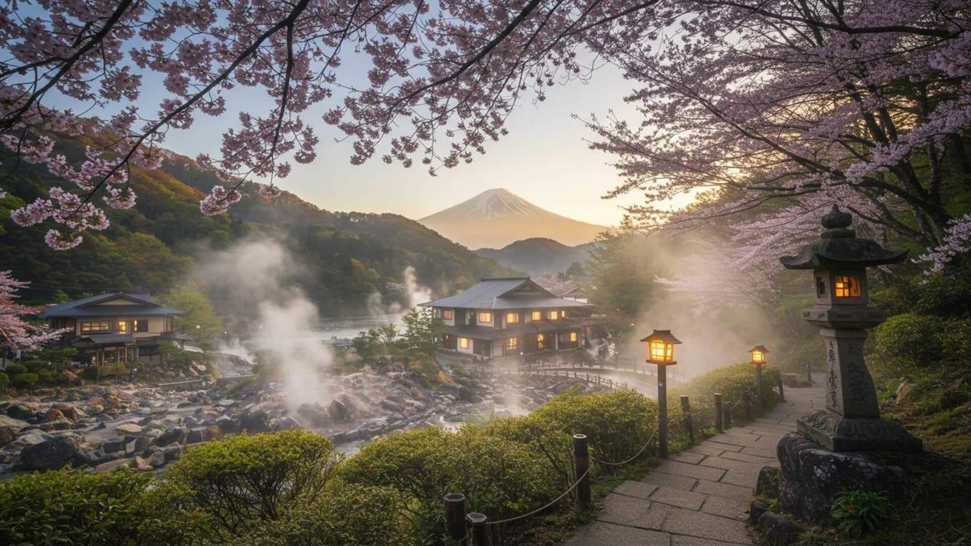 日本の静かな山の隠れ家を探る