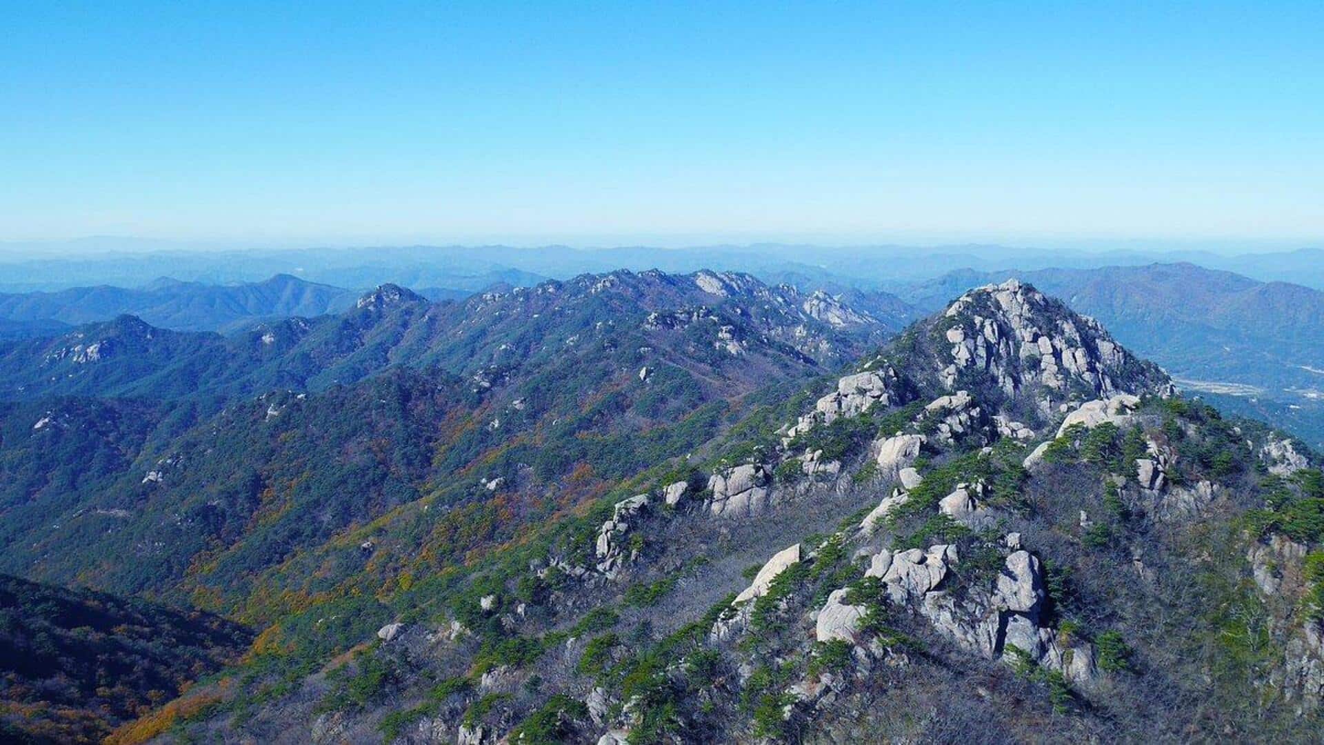 韓国の静かな山、ソンニサンで心を癒す