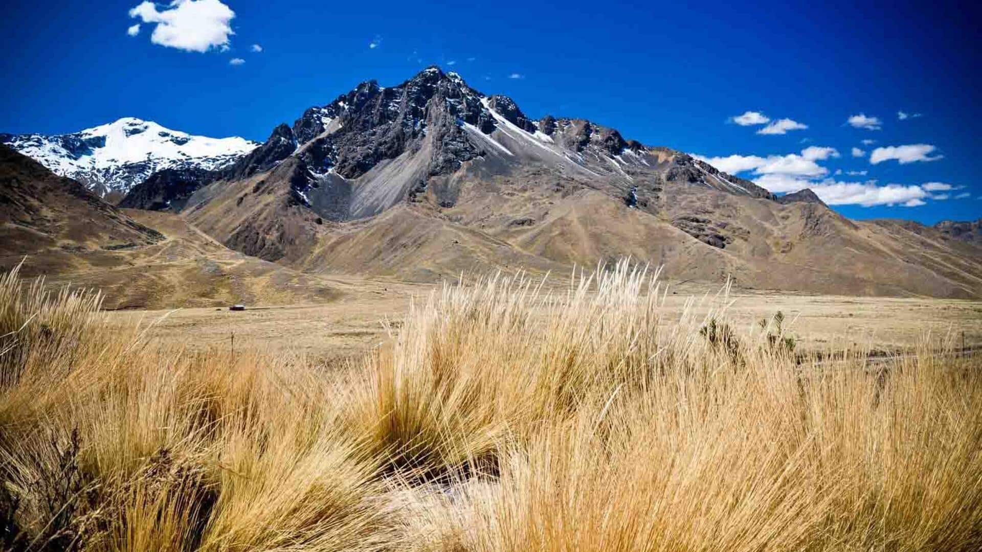 ペルーのアンデス山脈：冒険者のための壮大な山岳リゾート