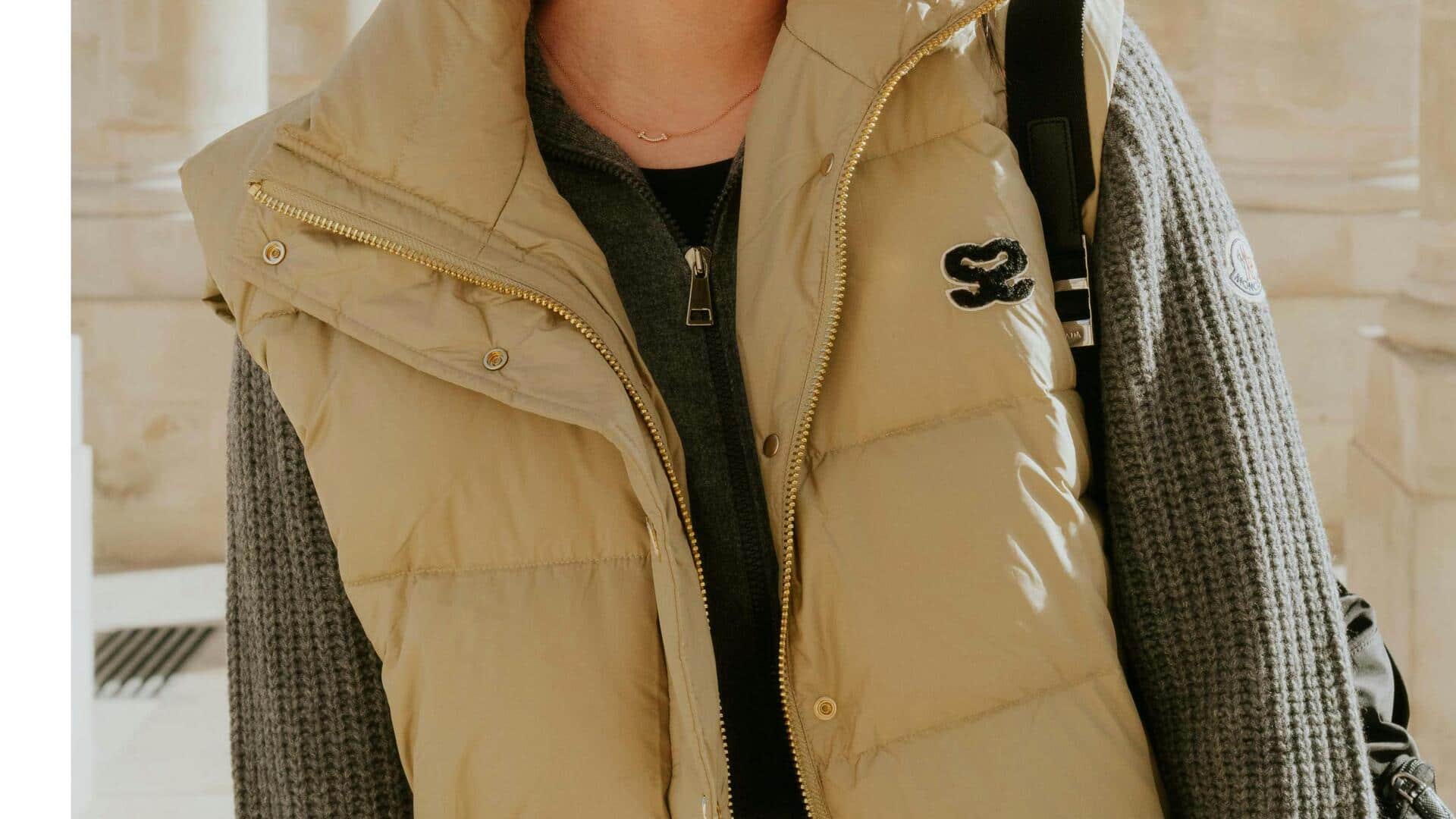 キルティングベストで秋の装いを暖かく