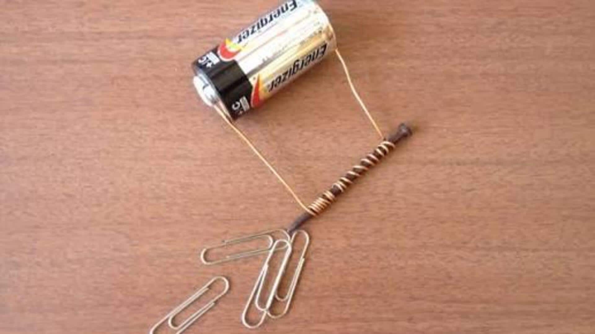 家庭でできる電磁石プロジェクト