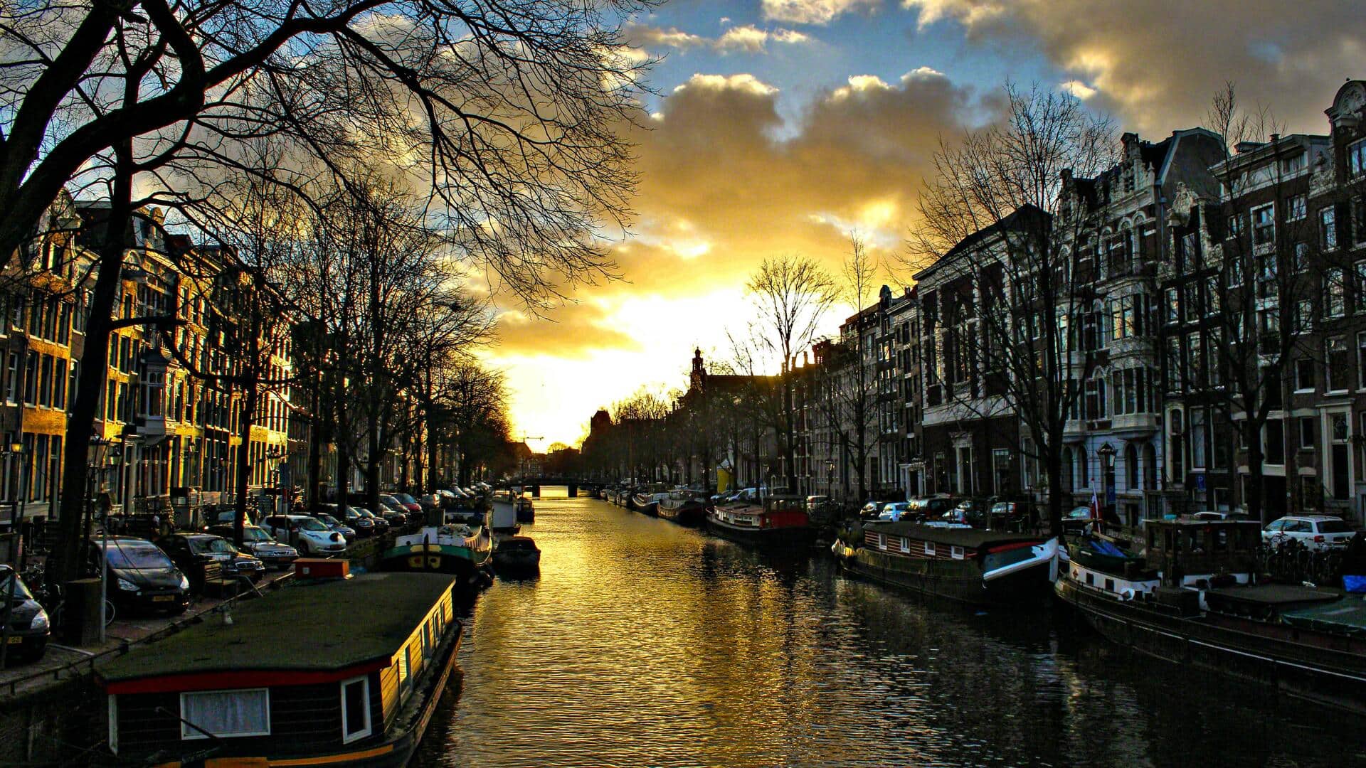 アムステルダムの運河沿いの家を探る：デザインの視点から