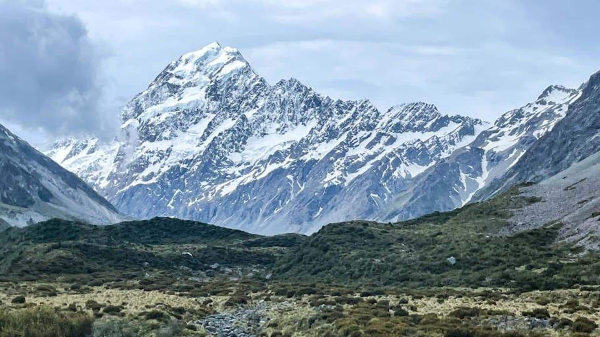 ニュージーランド南アルプスの絶景ハイキング
