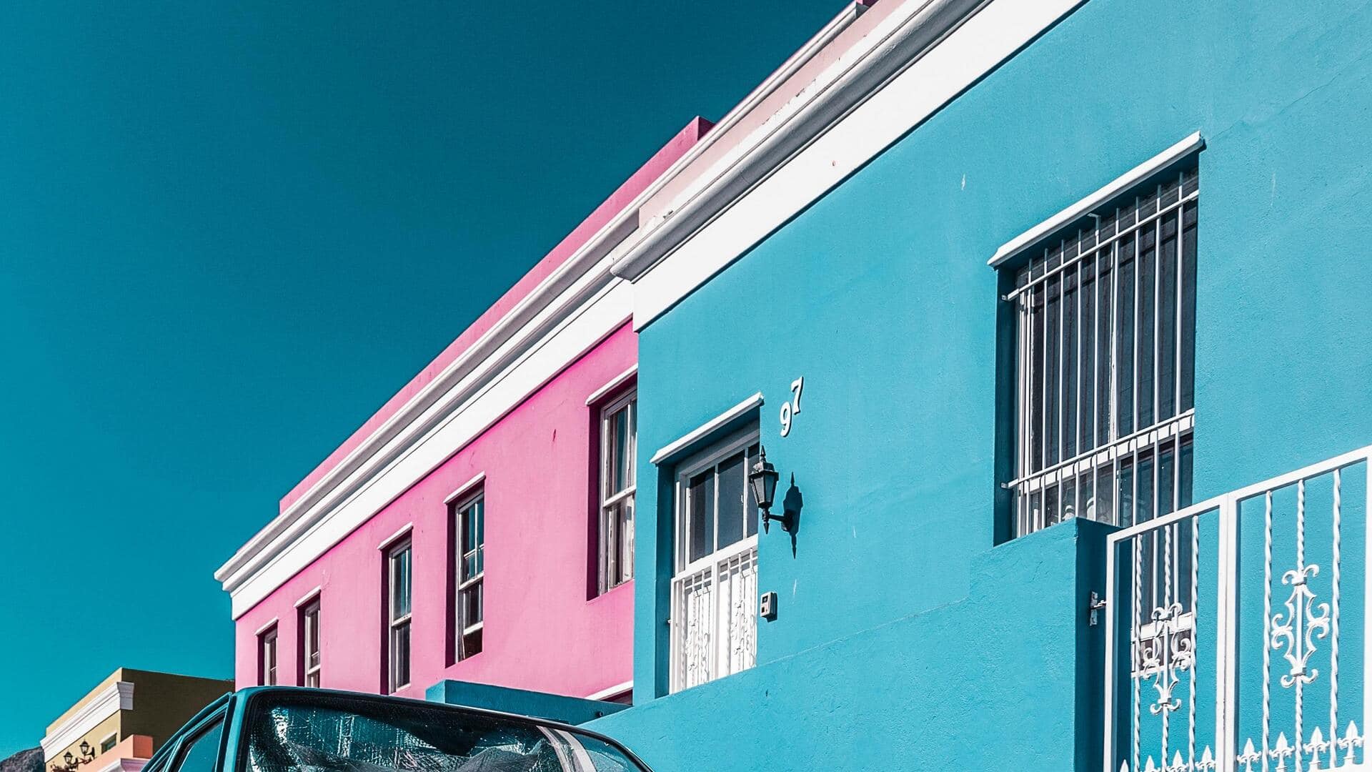 ケープタウンのボカープ地区のカラフルな家々を探る