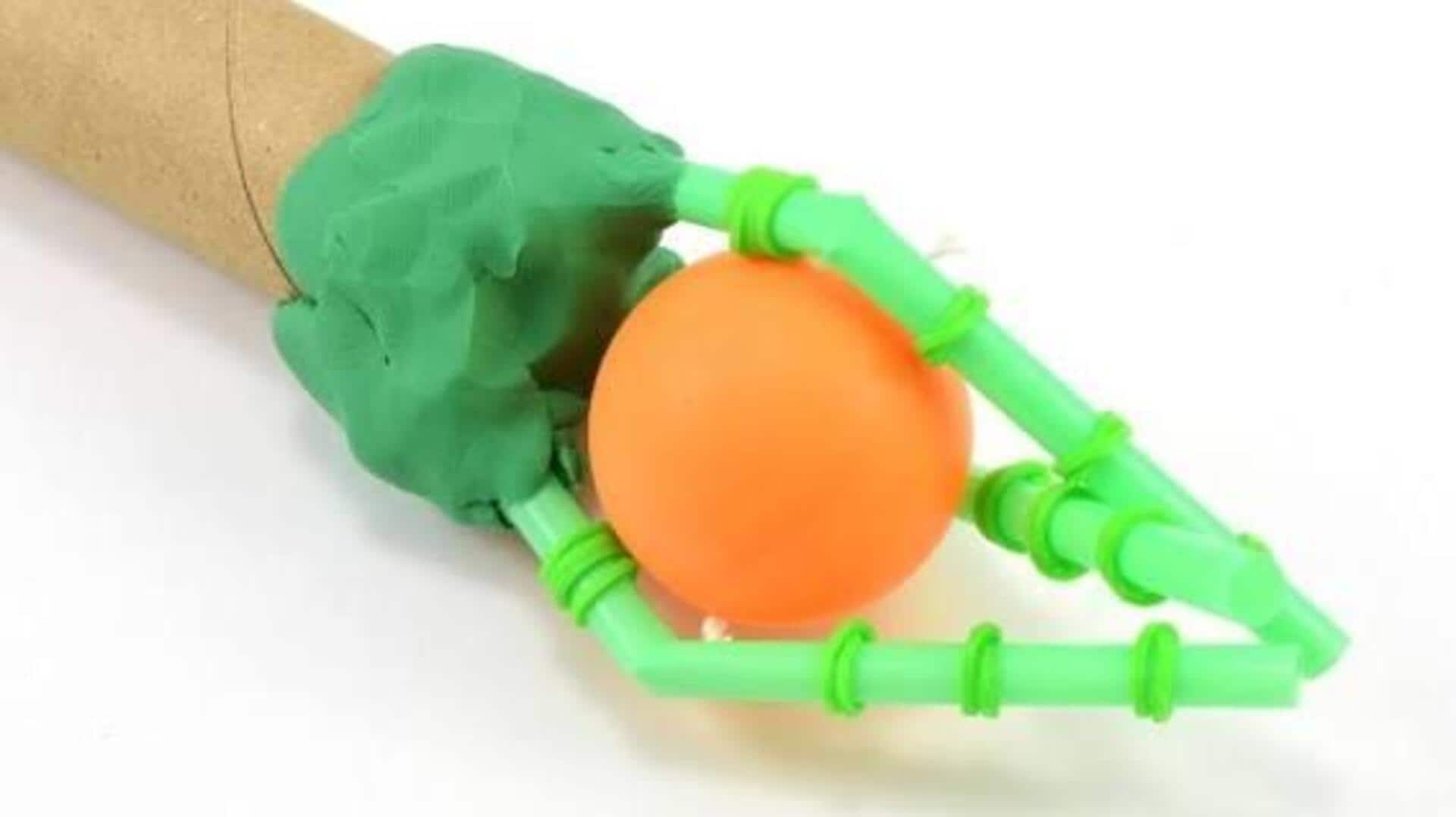 家庭用品で作るロボットハンド
