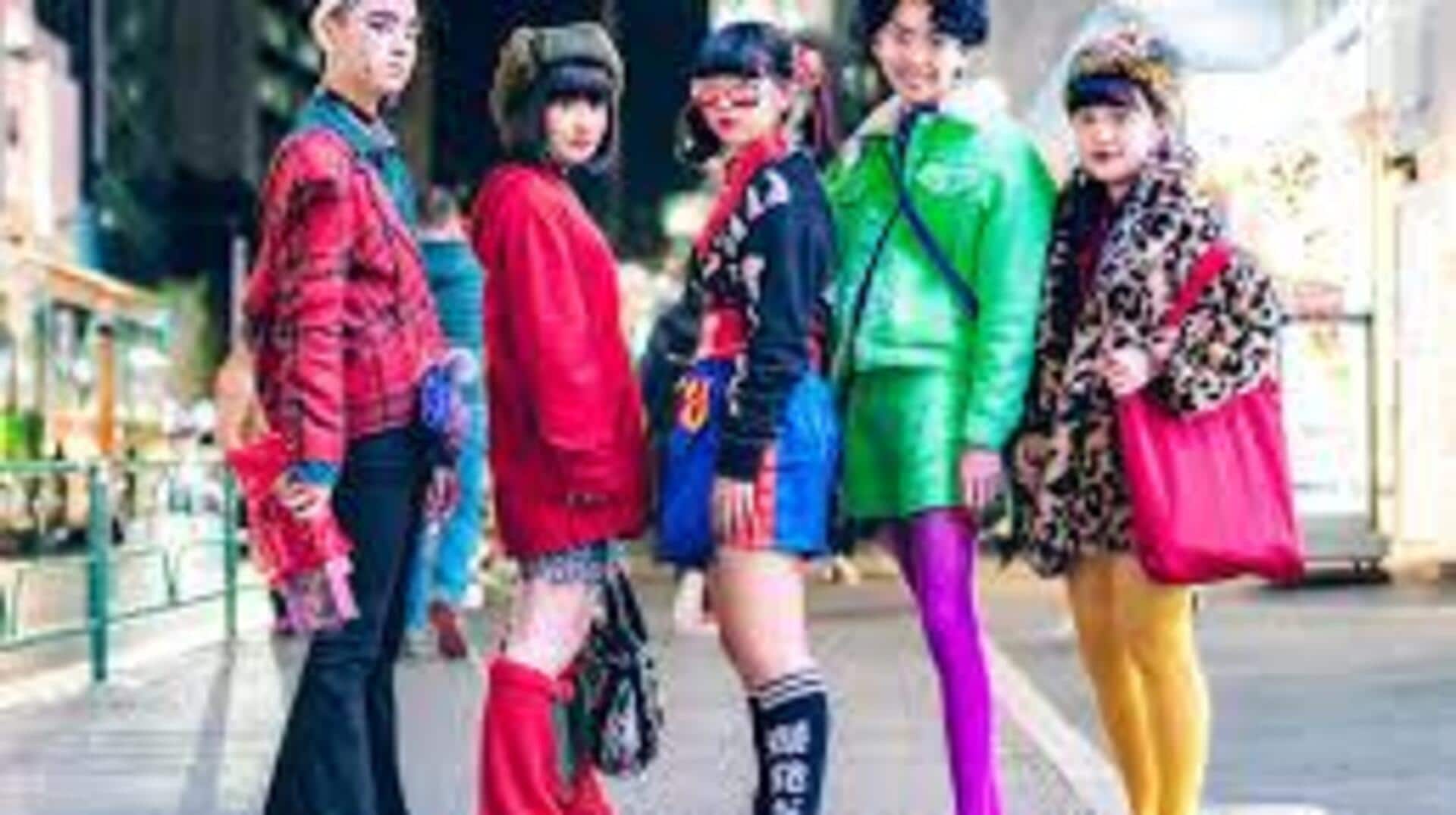 日本のファッションシーンにおける大胆なカラー ブロッキング