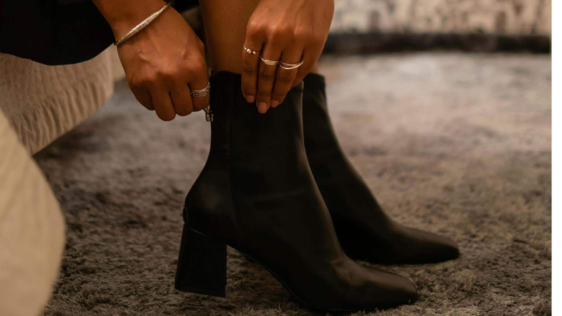 日本の冬ビジネスカジュアルにぴったりなアンクルブーツ