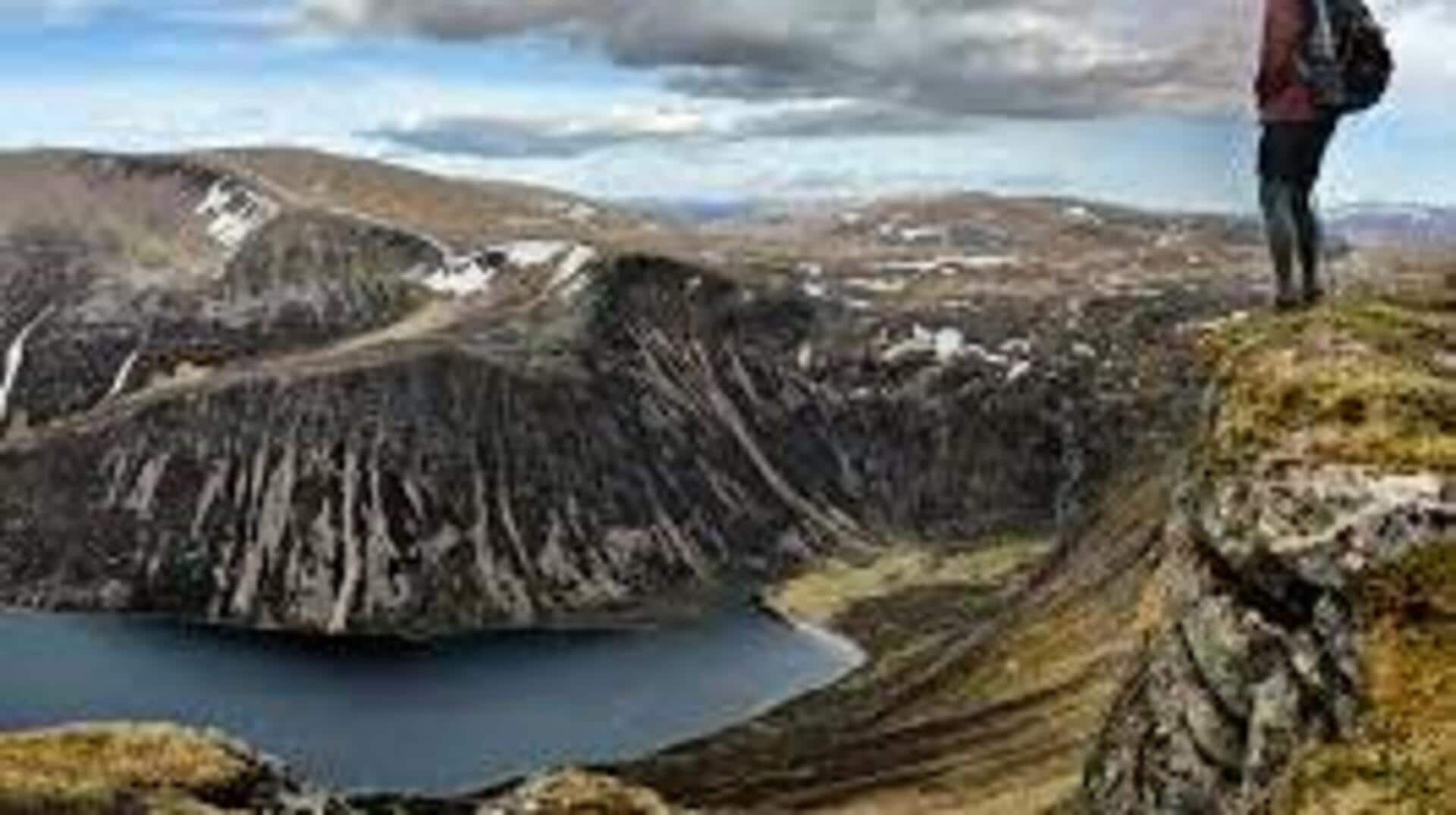 スコットランドの田舎ハイランドでの素晴らしいハイキング