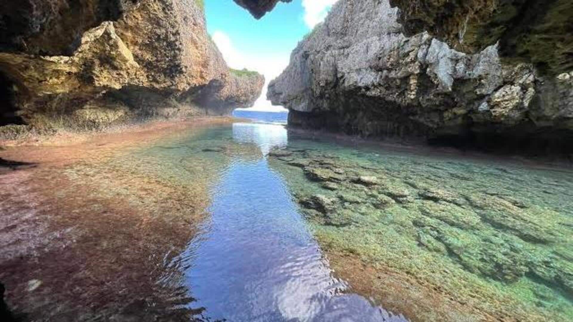 サイパンの海岸洞窟と自然プールを探検しよう