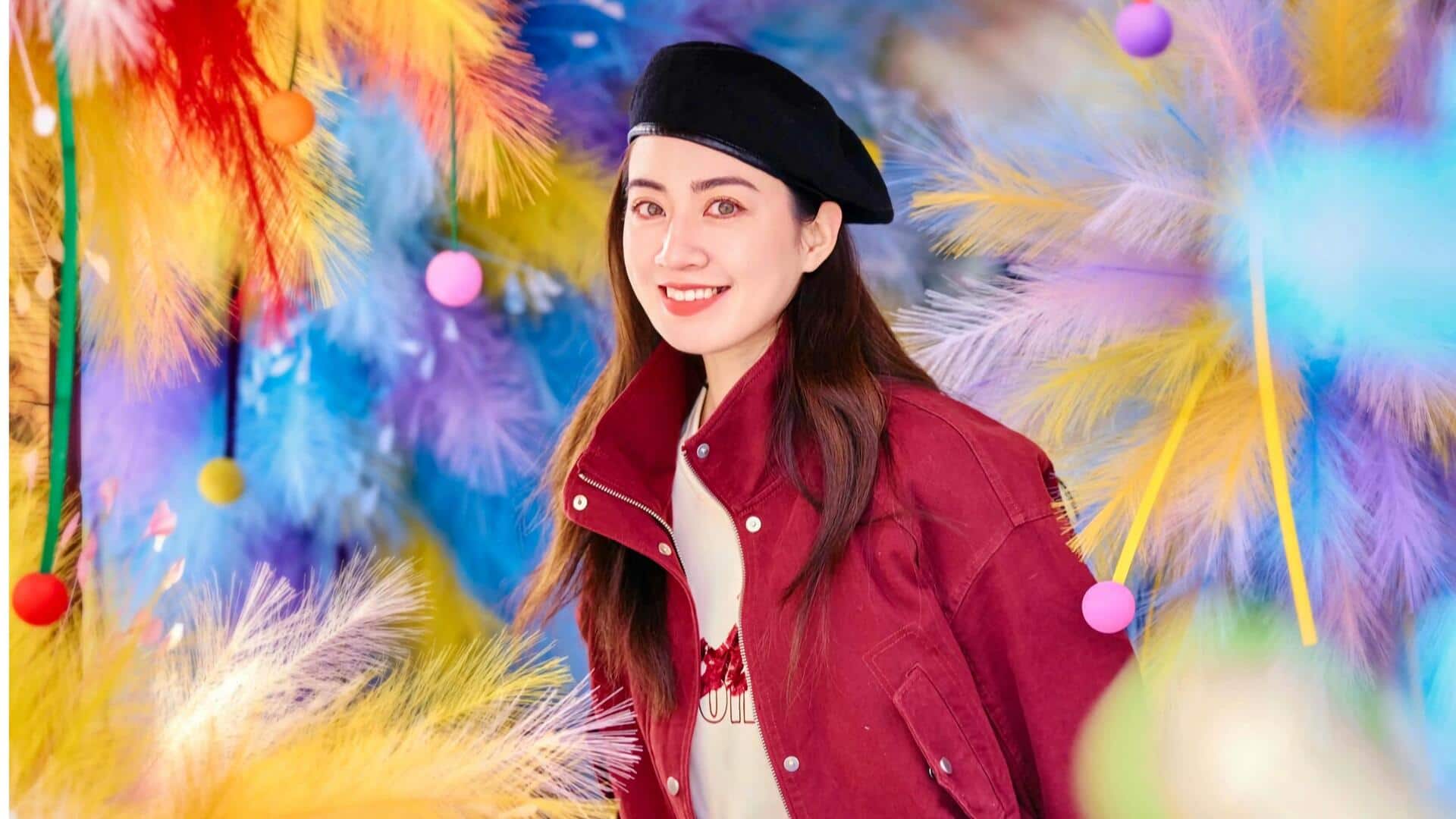 冬のファッションで大胆な色の組み合わせを楽しむ