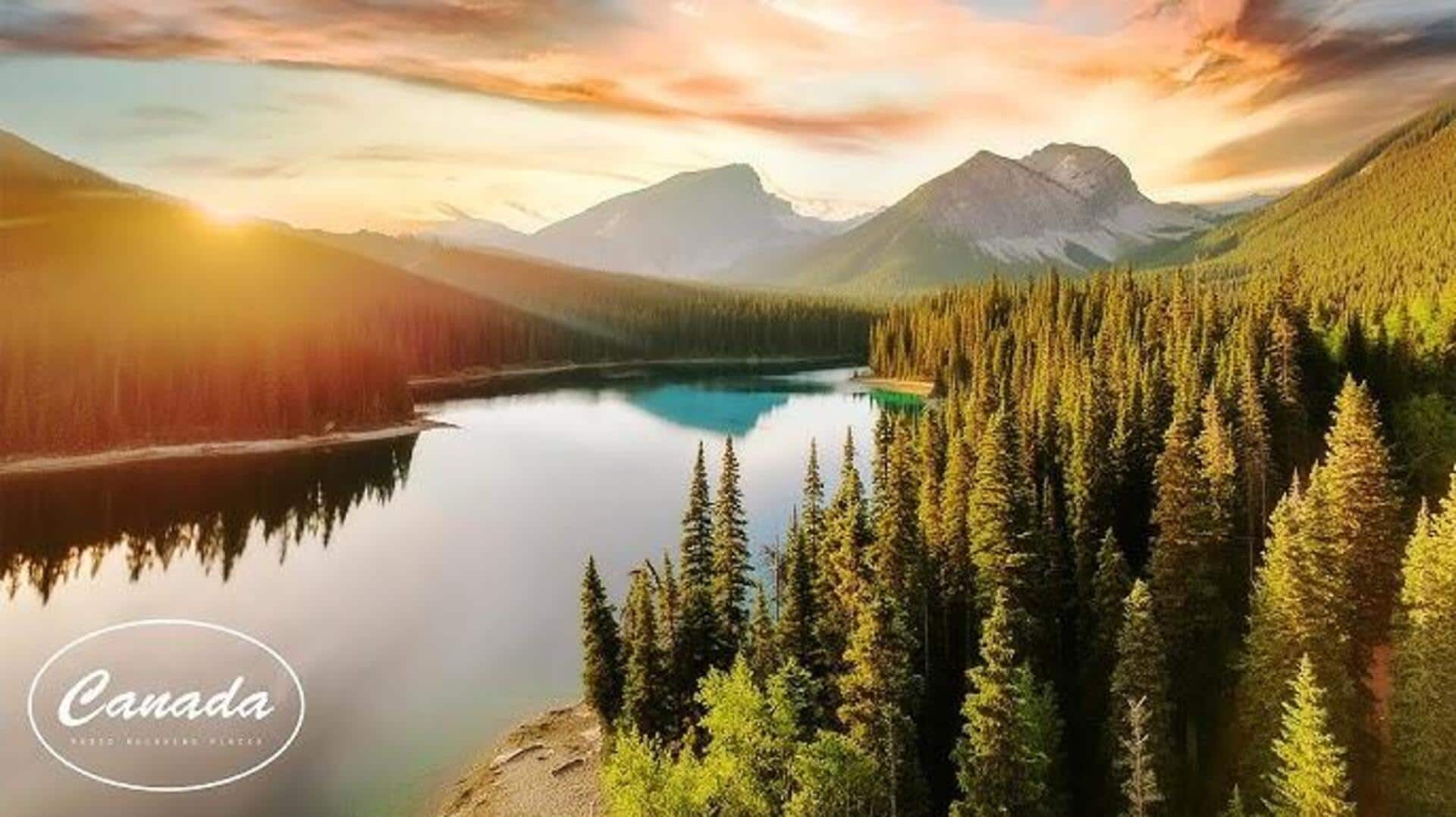 カナダの山岳地帯で心を癒す旅