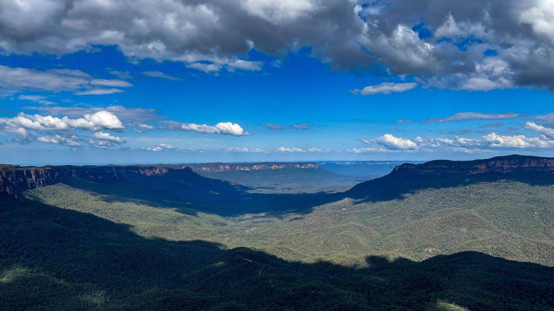 オーストラリアのブルーマウンテンズの絶景
