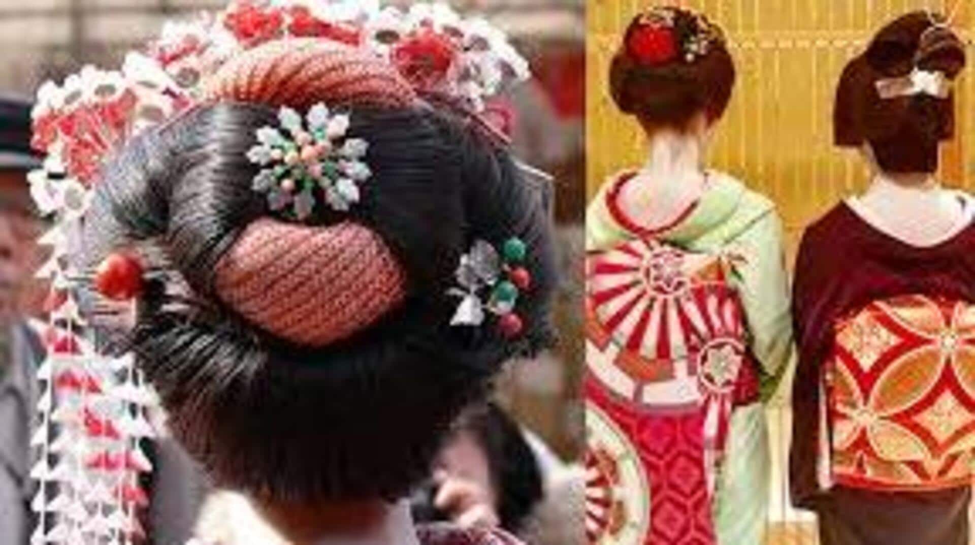 かんざしが日本のストリートファッションとして流行している