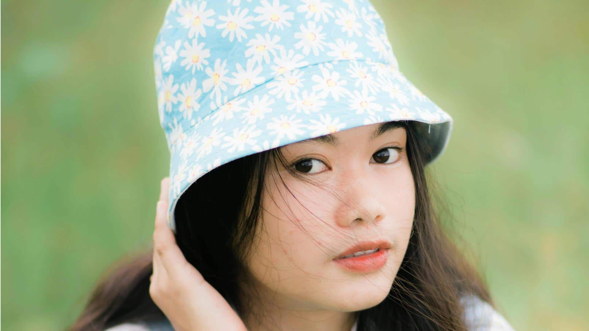 夏の花柄バケットハットでスタイルと安全を 夏の花柄バケットハットでスタイルと安全を