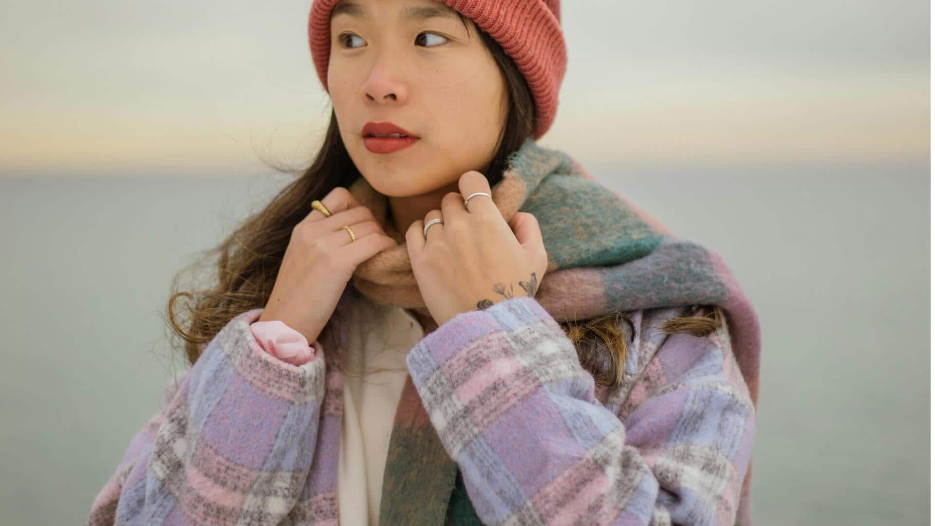 冬のパステルカラーでエレガントに