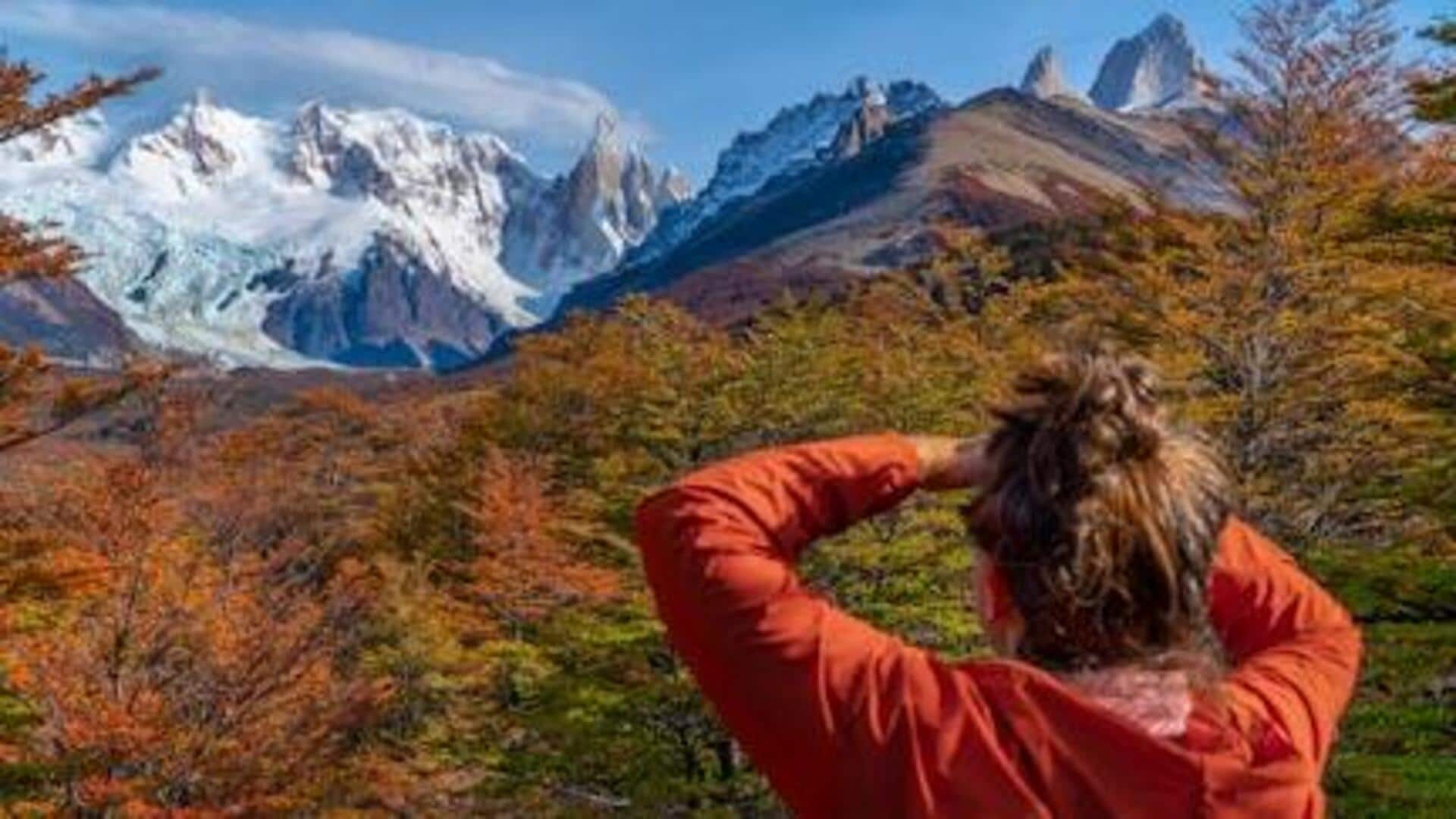 パタゴニアの絶景山岳地帯: 旅人の楽園