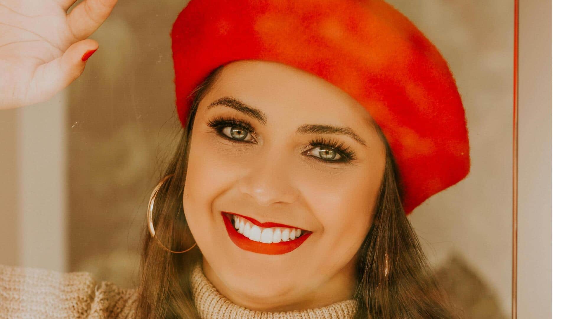 リブニットベレー帽：カジュアルな日本の冬ファッション5選