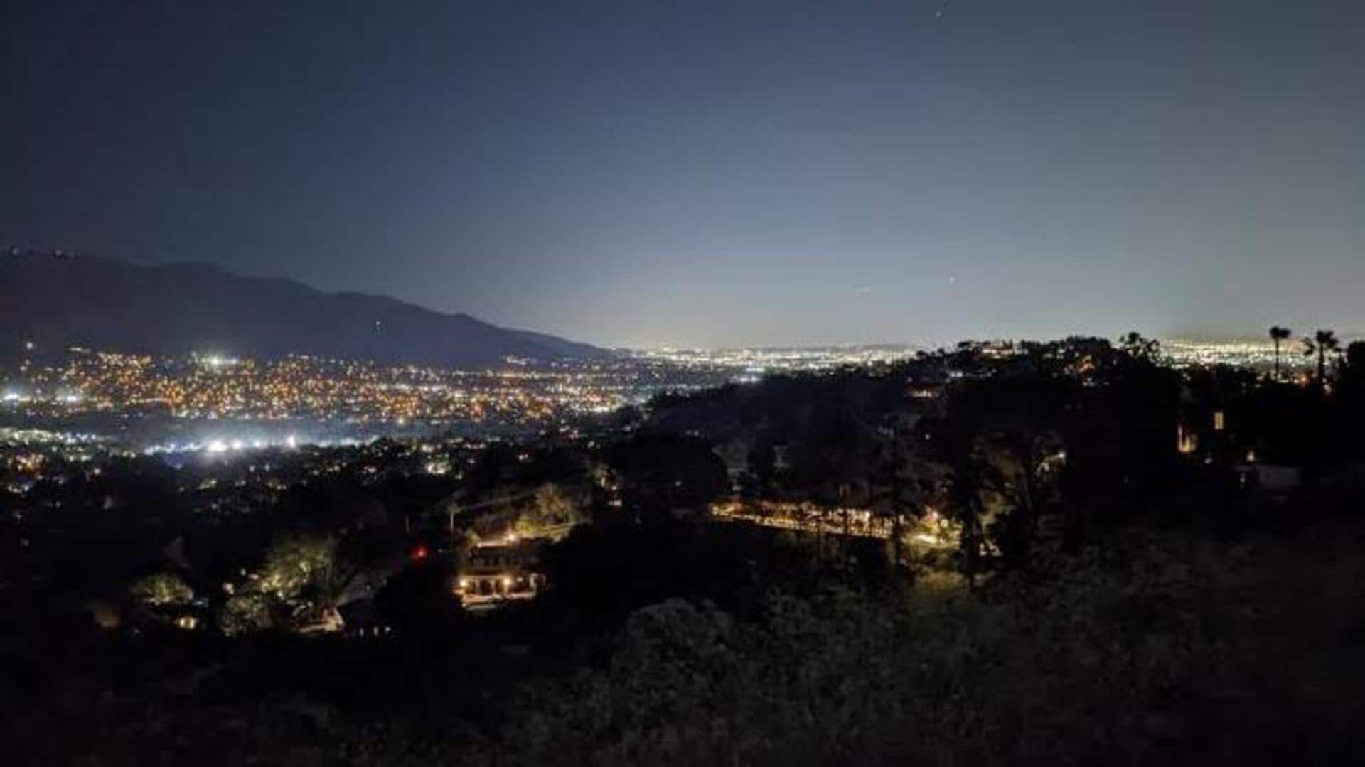 ロサンゼルスの夜景ハイキングスポット