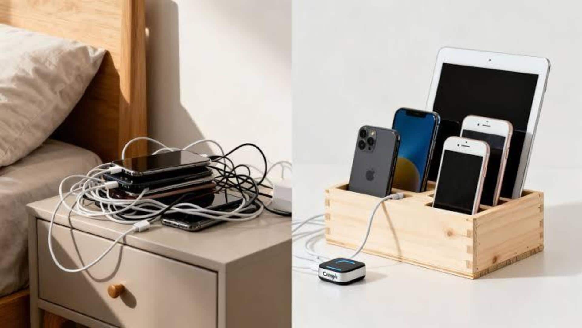 家で簡単にできるスマートデバイスの充電セットアップ