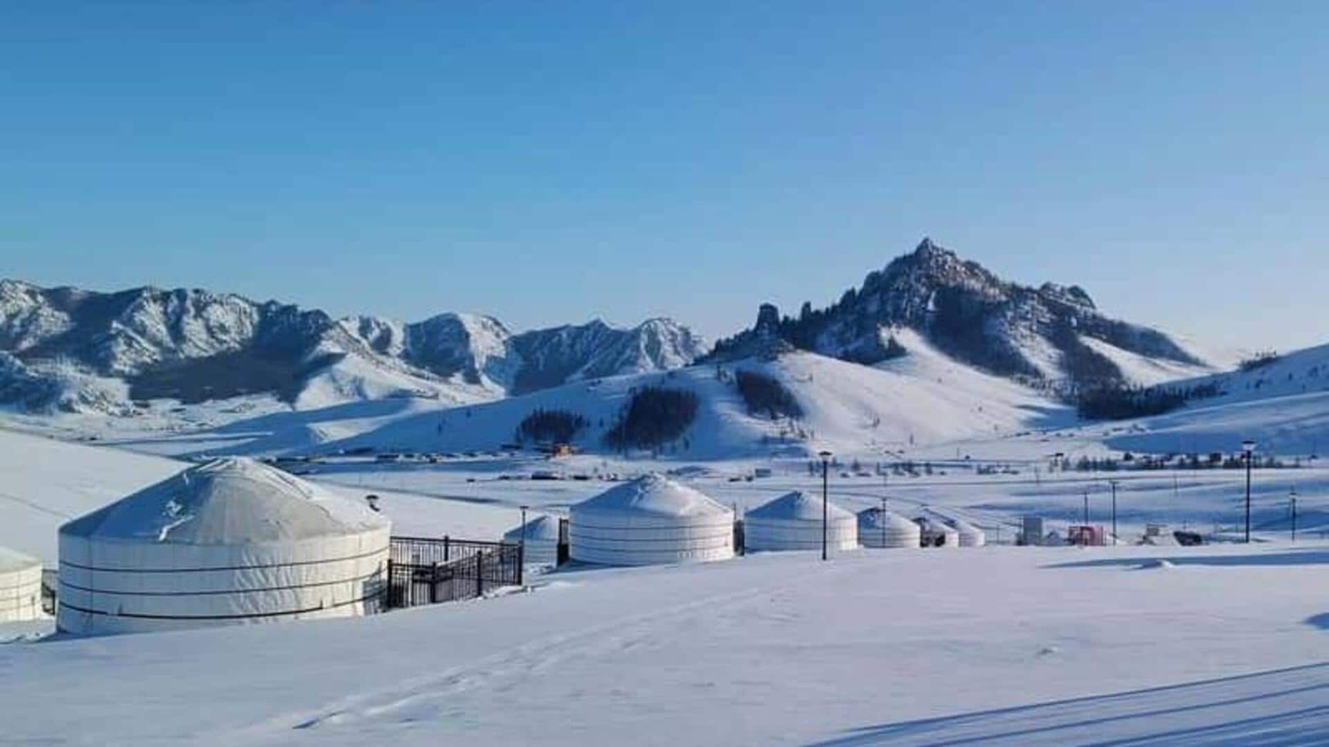 モンゴルの山岳リトリートで静寂を発見