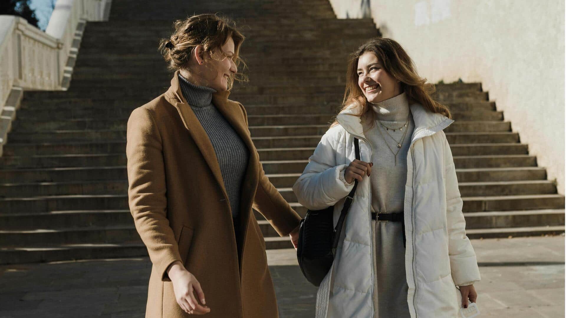 冬のビジネスカジュアルに最適なタートルネック