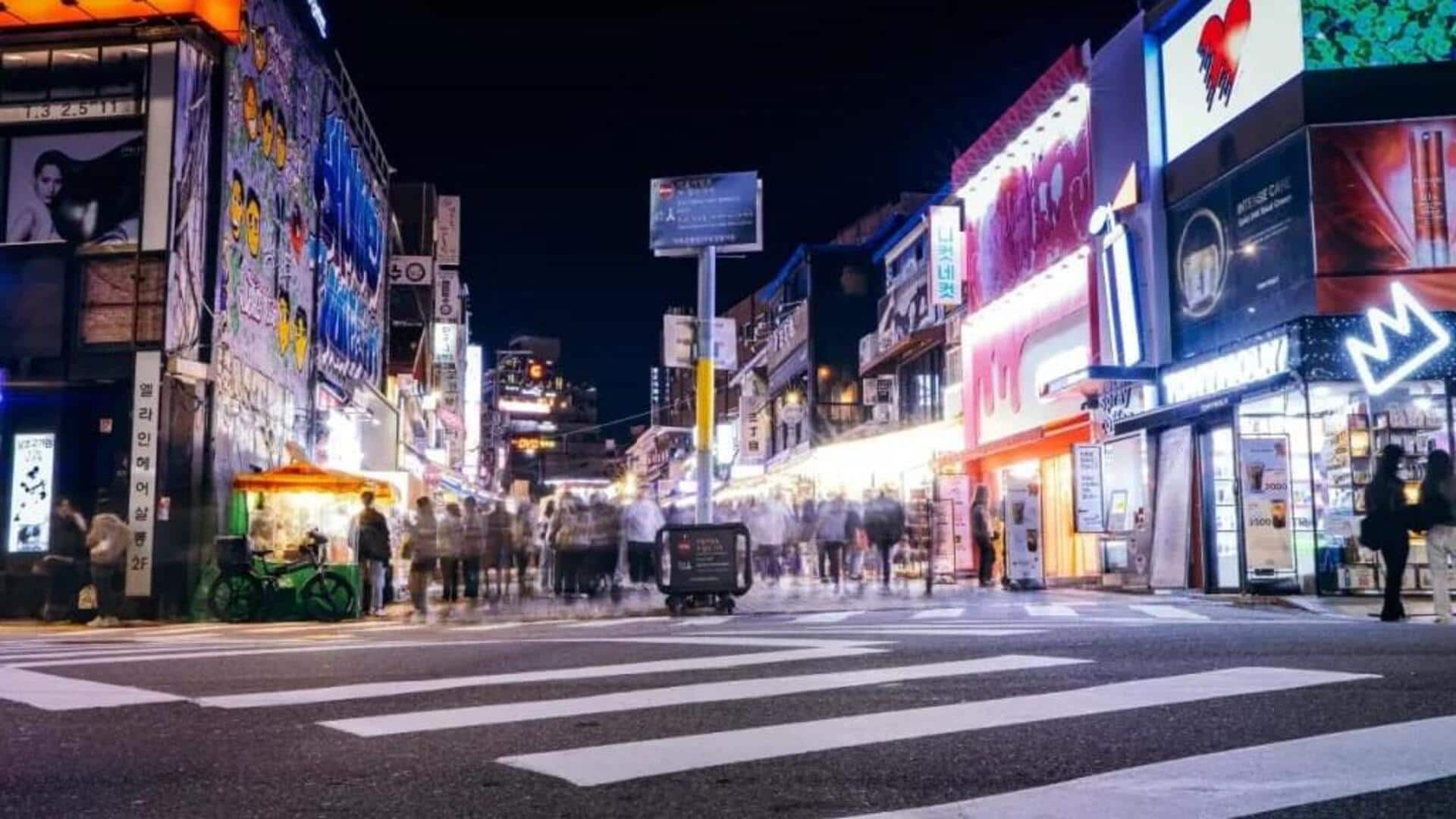 ソウルの夜を彩るグルメストリート