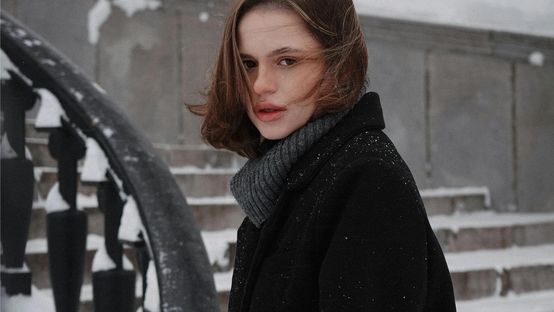 ウールコートの革トリムで冬のスタイルを5通り