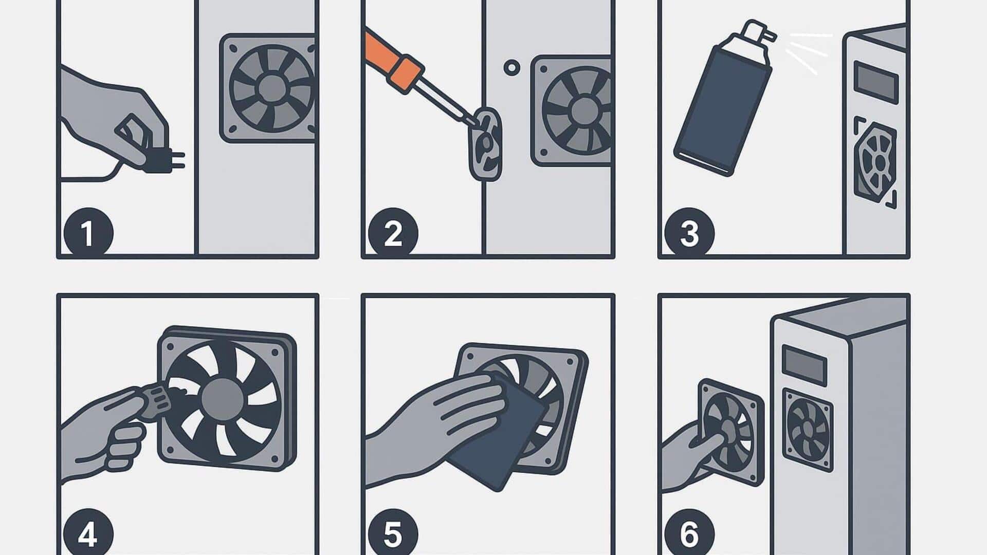コンピュータのエアフローパスを簡単に掃除する方法