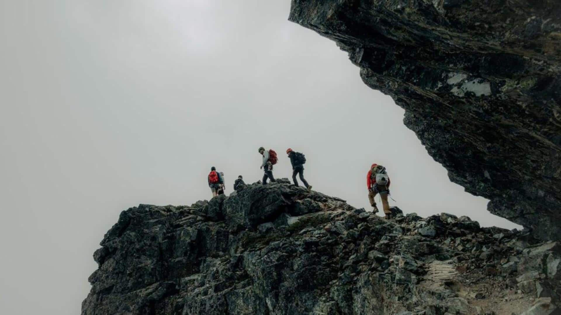 カナダのスカイパイロット山の冒険
