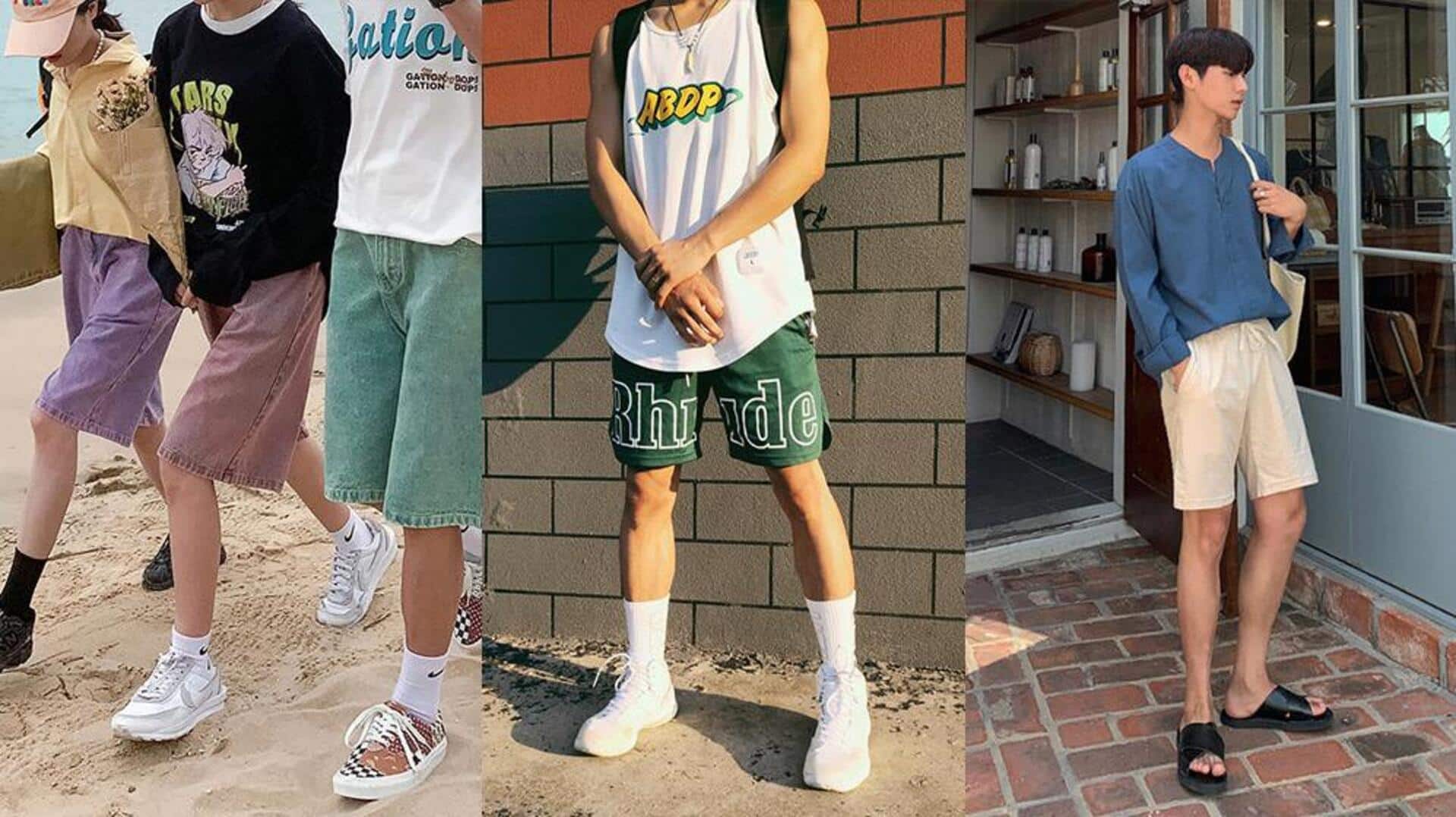 ハイライター色のショーツがアジアの夏のストリートウェアを再定義
