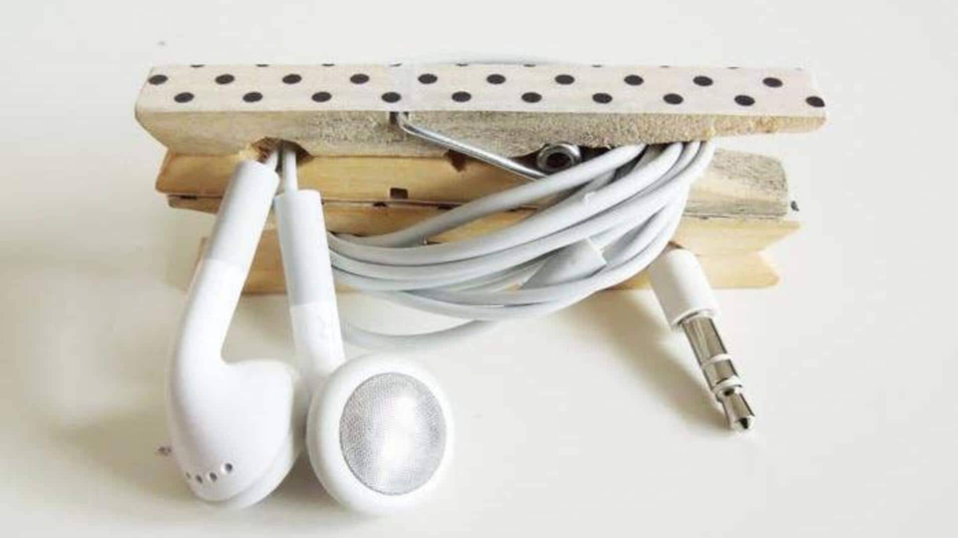 イヤホンを効率的に整理する方法