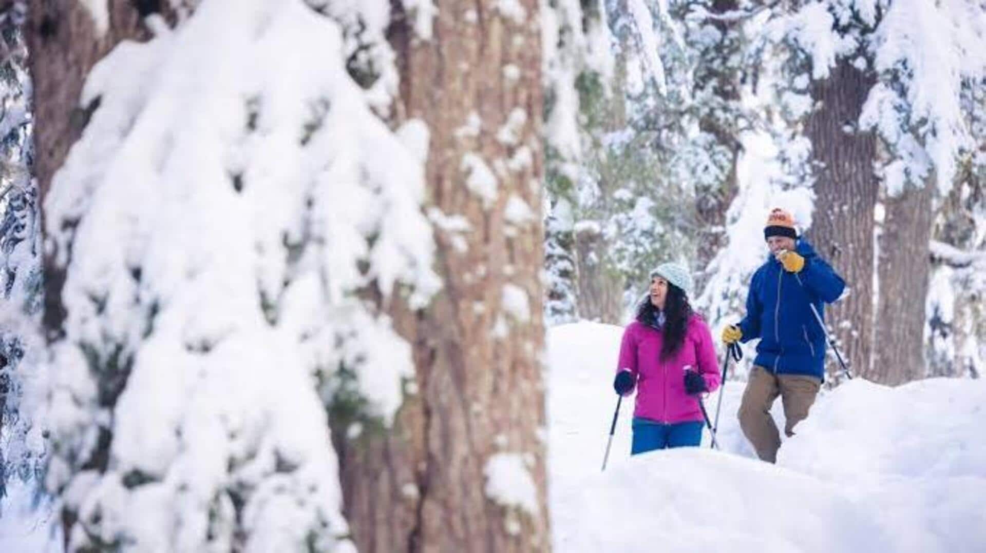 ウィスラーの雪山でリラックス