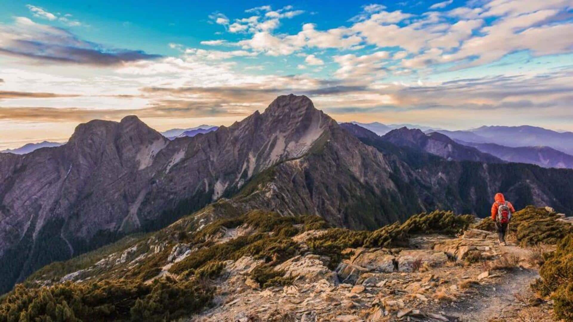 台湾の玉山で絶景を楽しむ