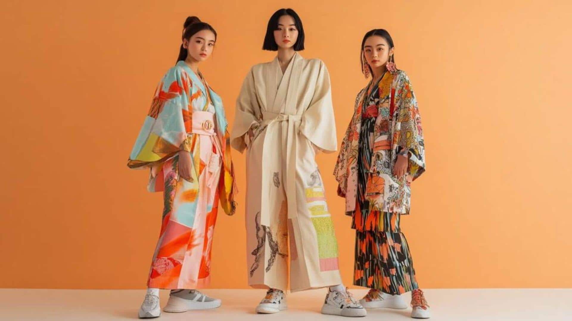 現代のストリートスタイルにおける重ね着きもの