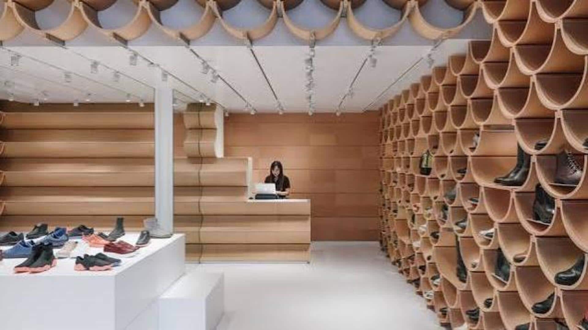 日本建築にインスパイアされたスニーカーのデザイン