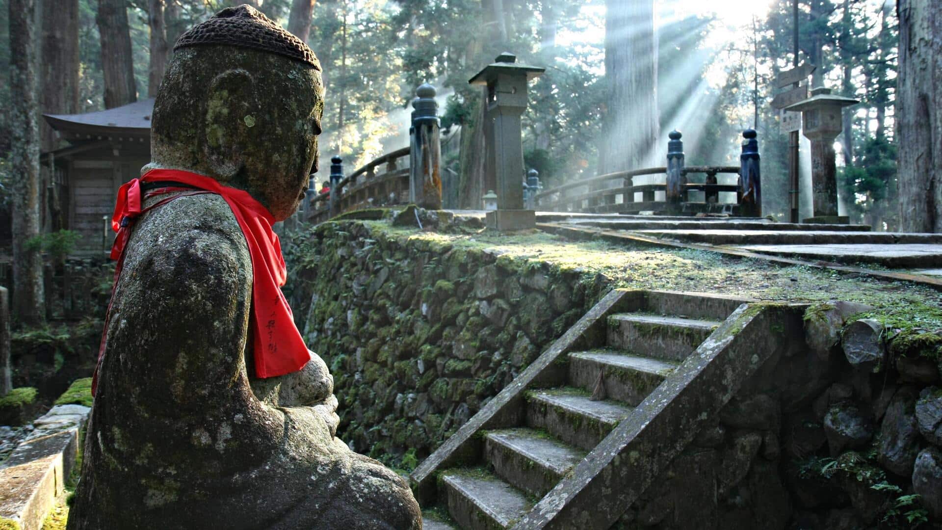 高野山の静かな巡礼路を歩く