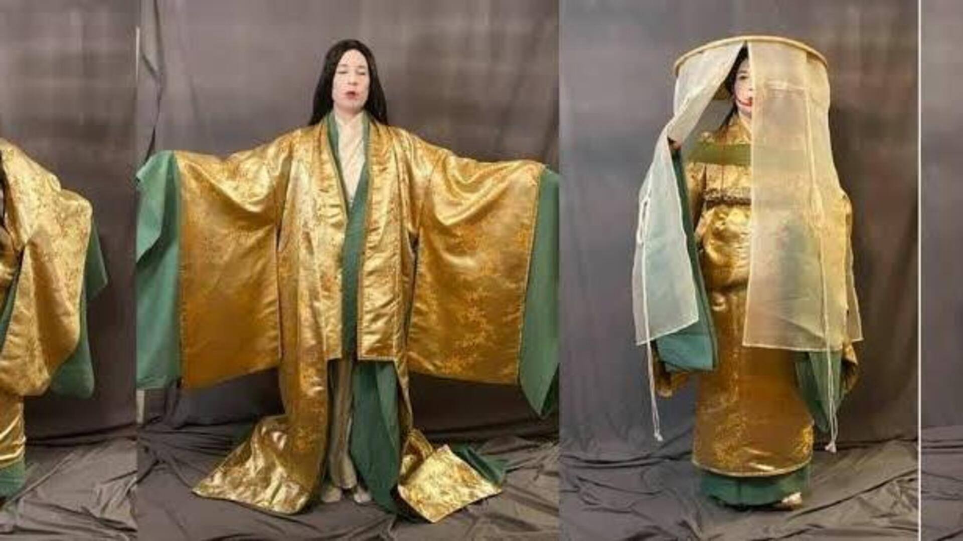 平安時代の服装スタイルが現代日本で復活