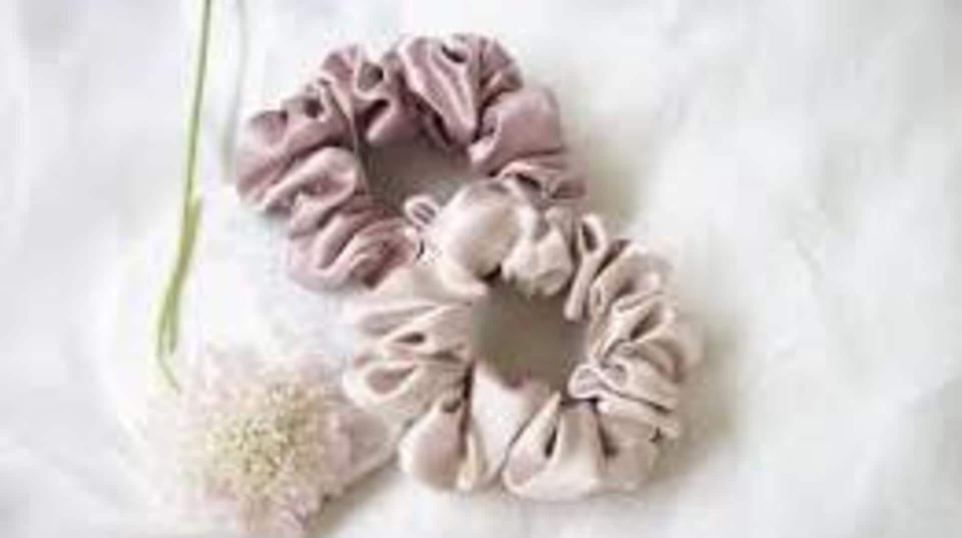 シルクシュシュでポニーテールを格上げ