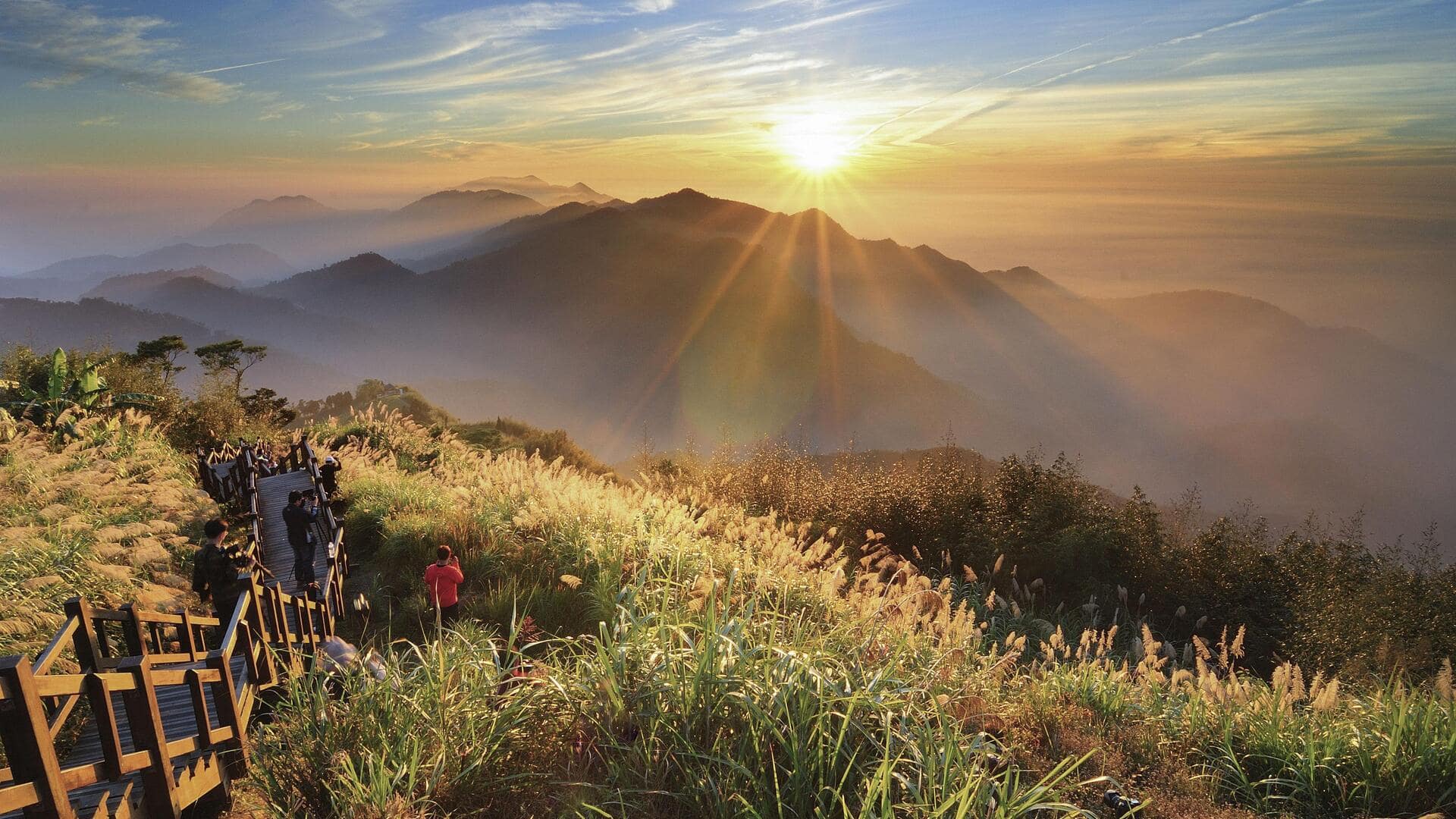 台湾の阿里山で静かな山の逃避行を楽しむ